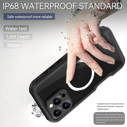 Design 360 Protection Shockproof IP68 Waterproof Phone case forIPhone16promax