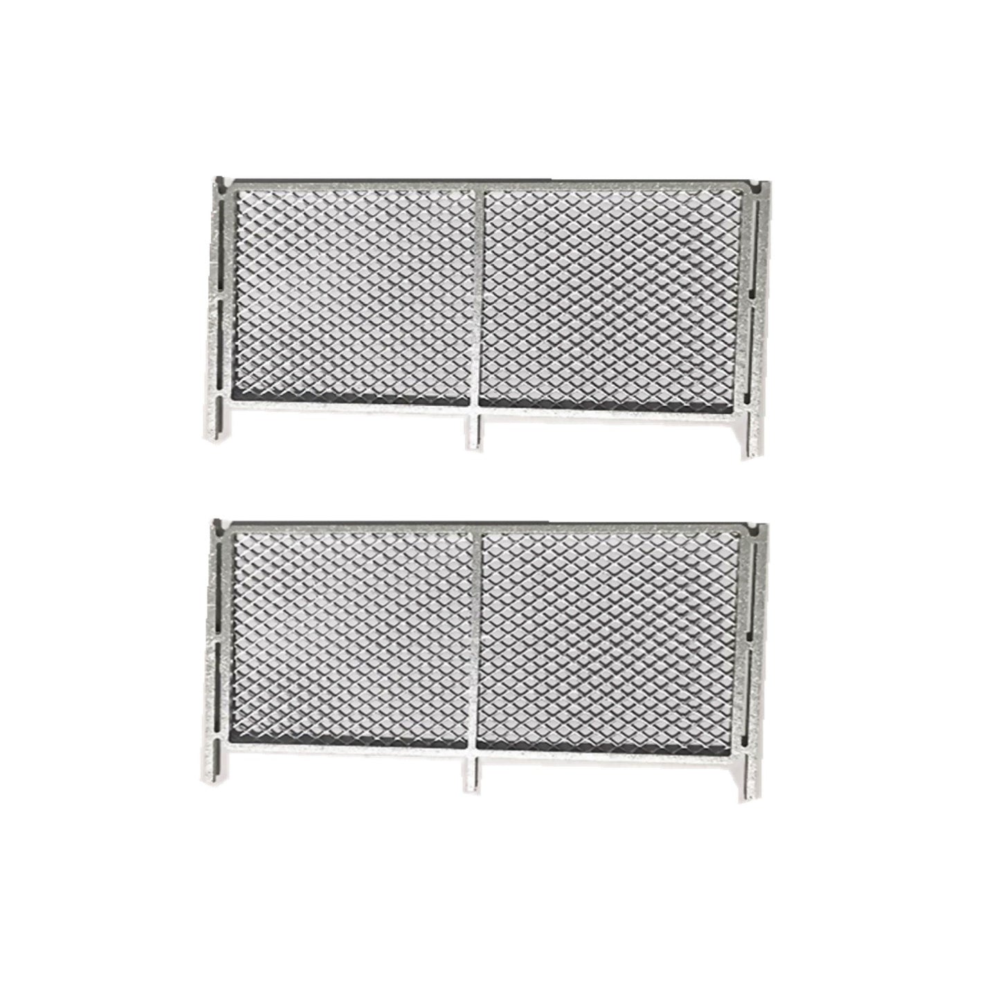 2Pcs 1/64 Fences Diorama Car Model Toy Diorama Simulation Scenery Display Tools