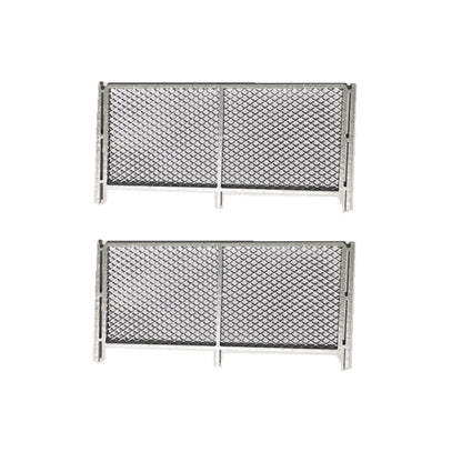 2Pcs 1/64 Fences Diorama Car Model Toy Diorama Simulation Scenery Display Tools