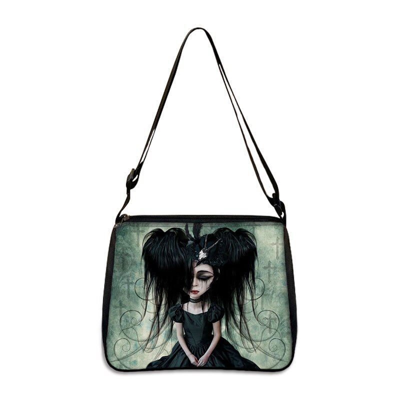 Gothic Skull Women's Bags Large Handbags Messenger Bag Ladies Shoulder Bags 1PC