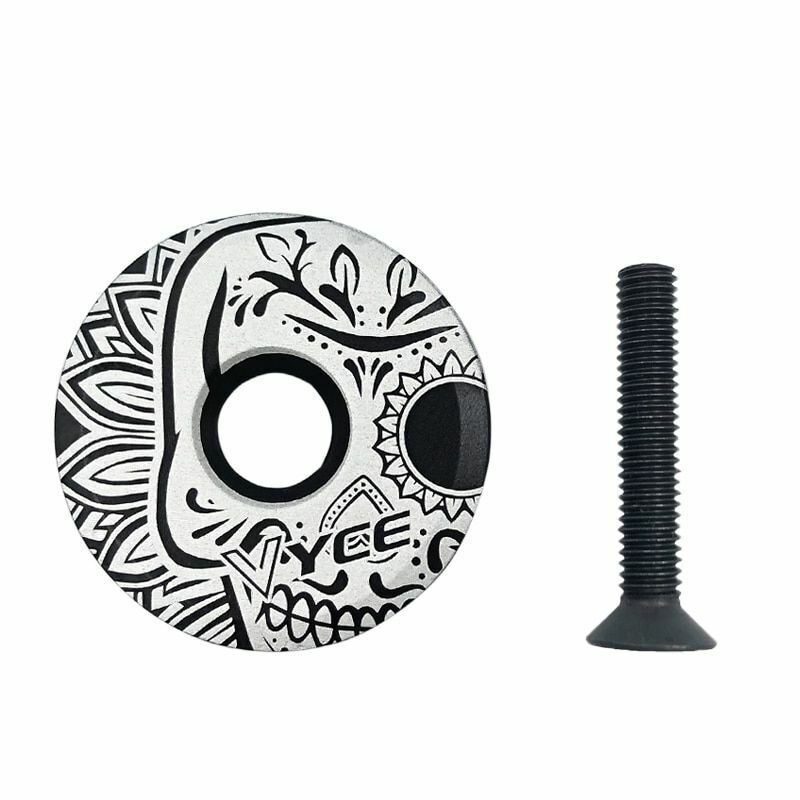 MTB Road Bike Bowl Cover Bicycle Stem Top Cap 28.6mm Fork Tube Headset Cycling