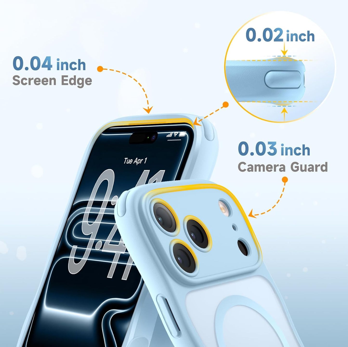 For Iphone 17 Pro Max Case for Women Girls,【Compatible with Magsafe】,【Camera Con