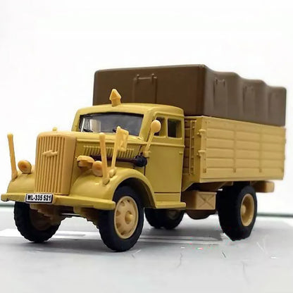 8.5cm Diecast Alloy 1/72 Scale WWII German Opel Blitz Truck Model Toy Gift