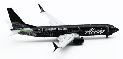 1:200 JC Wings Alaska BOEING B737-800 Flap Down Airplane Diecast Aircraft Model