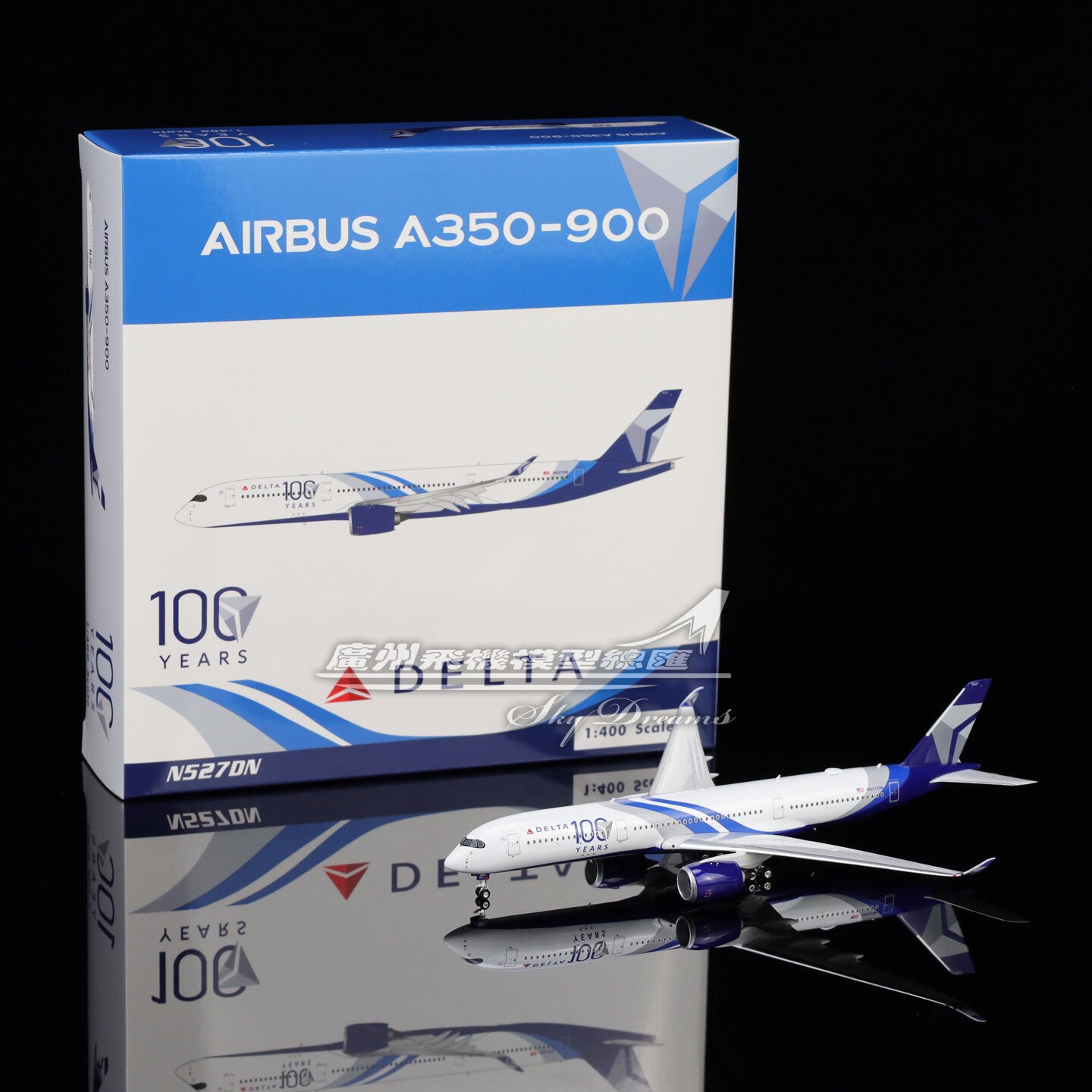 1:400 Phoenix DELTA AIRBUS A350-900 Passenger Airplane Diecast Aircraft Model