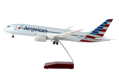 1:130 43CM American BOEING 787 Airplane Landing Gear Resin Aircraft Plane Model