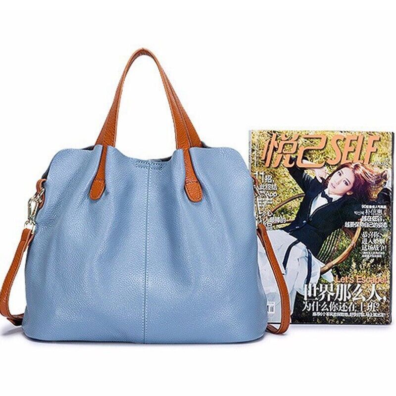 2023 Solid Tone Tote Messenger Luxury Designer Women's Shoulder Bag