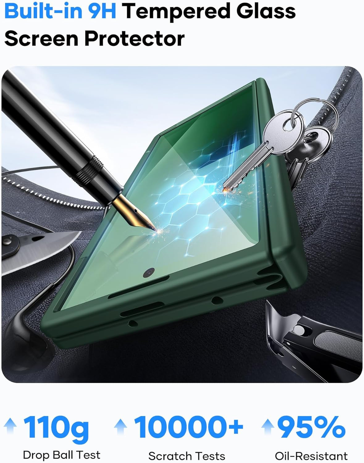 for Samsung Galaxy Z Fold 7 Case with Stand, Compatible with Magsafe, Full Lens