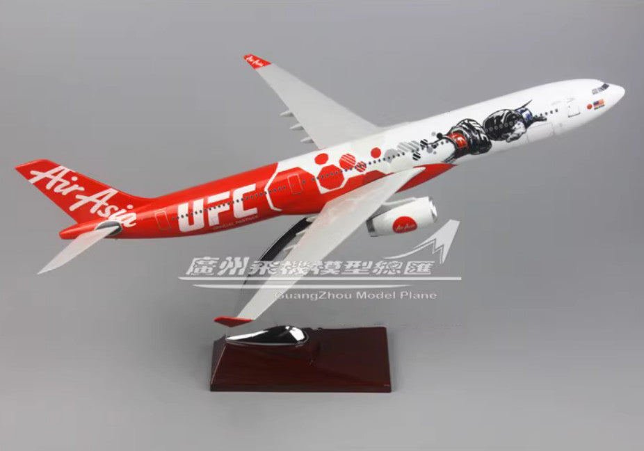 40CM Air Asia AIRBUS A330 Passenger Airplane Plane Resin Aircrarft Model