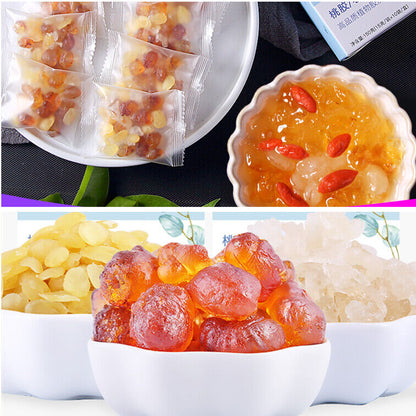 150g~450g Peach Resin Peach Gum Snow bird nest Health Food TaoJiao 桃胶+雪燕+皂角米