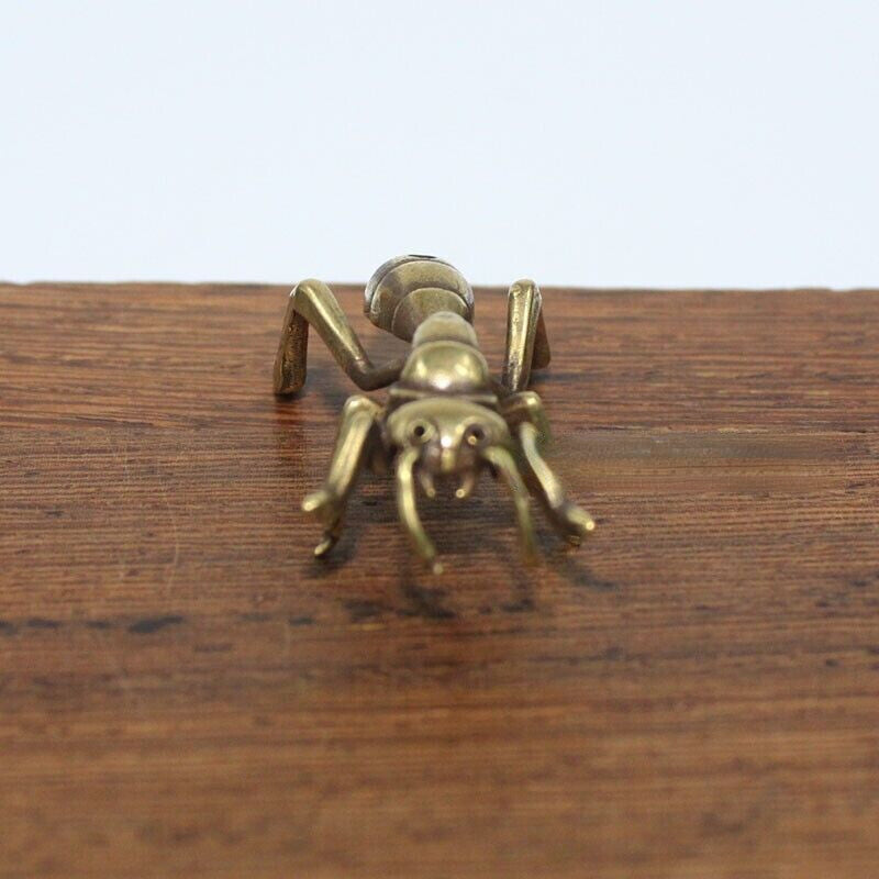 Ant Brass Figurine Statue House Office Table Decoration Animal Figurines Toys
