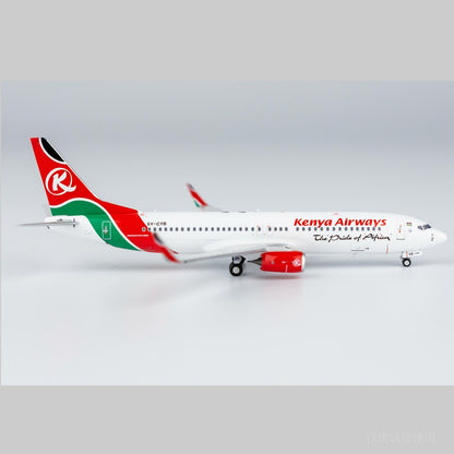 1:400 NGmodels Kenya Airways B737-800 Passenger Airplane Diecast Plane Model