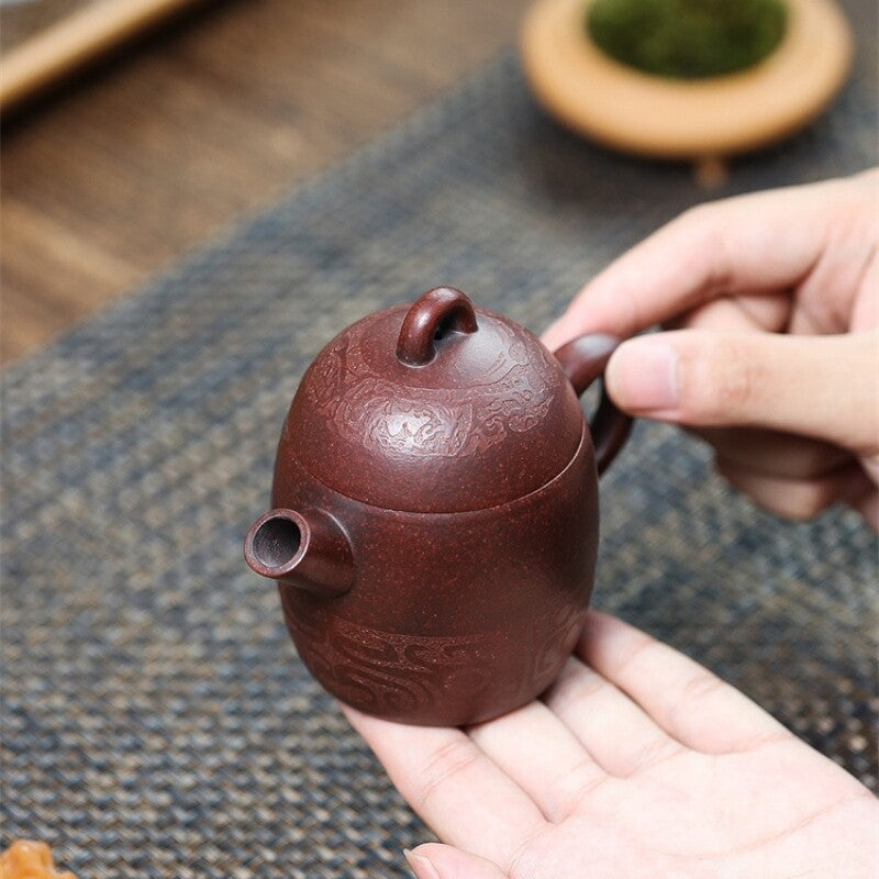 Traditional Craft Real Yixing Zisha Clay Tea Pot Marked Qinquan Pot Handmade New