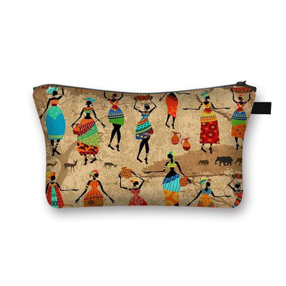 Print Cosmetic Bag Makeup Purse Cosmetic Case Lipstick Storage Bags Traveling