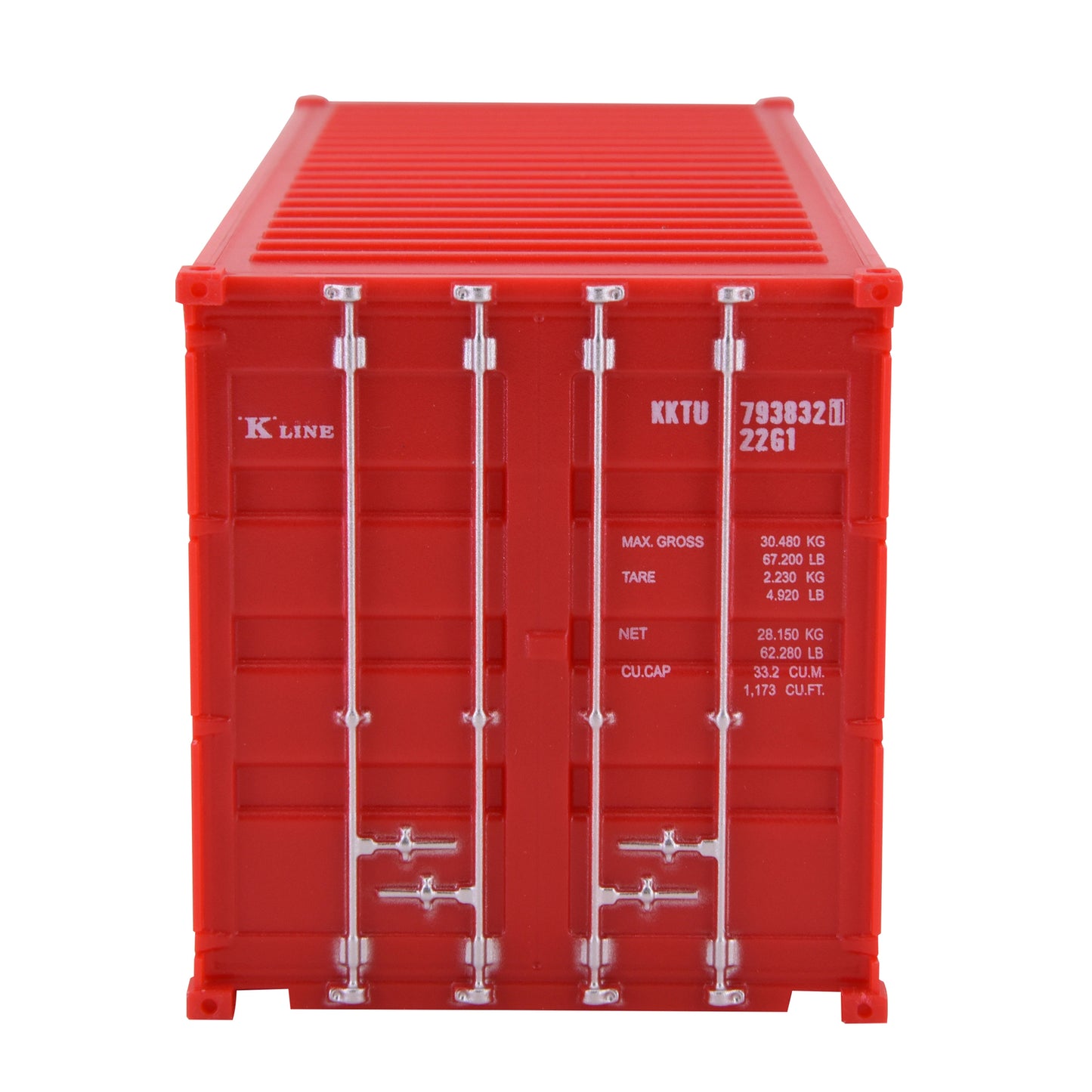 1:35 K-LINE 20GP Shipping Container Model Plastic Office Home Decorate Toy