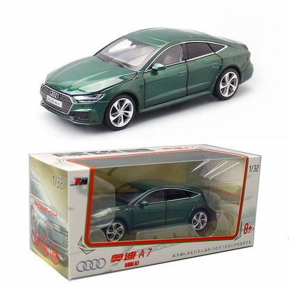 1:32 Diecast 2019 Audi A7 Metal Car Model Toy Door Open Sound Light Gift For Kid