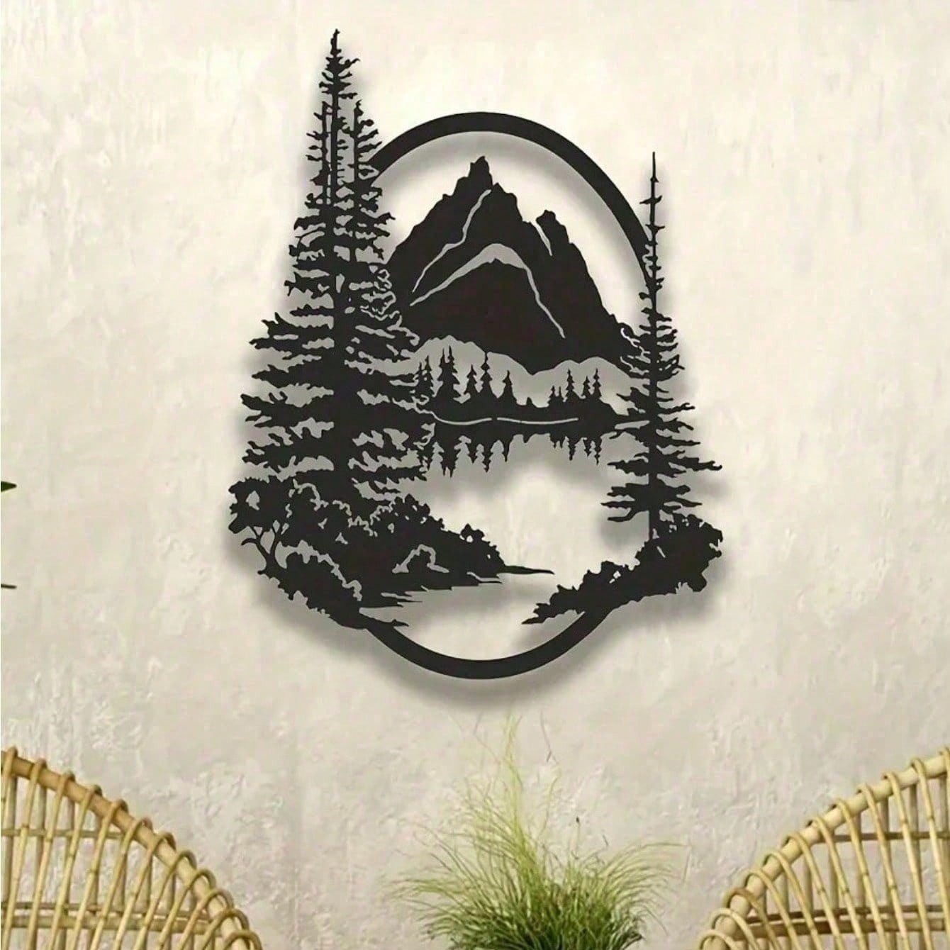 CIFbuy Vintage Tree of Life Metal Wall Art Indoor Outdoor Garden Patio