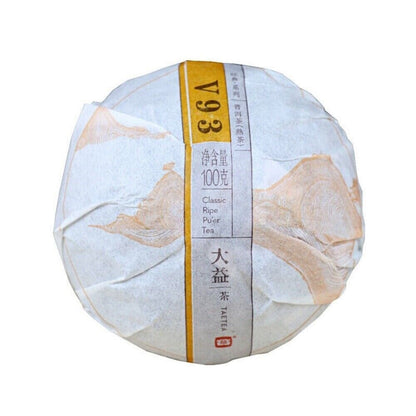 Menghai Dayi V93 Ripe Pu-erh Tea 500g Yunnan Chinese Puer Tuocha