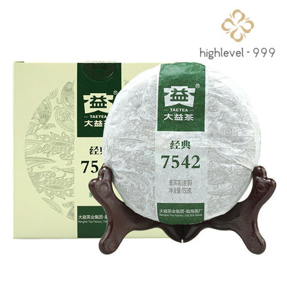 2021 Year Classic 7542 Raw Pu-erh Tea Menghai Dayi Puer Shen Pu Er Tea 150g Box