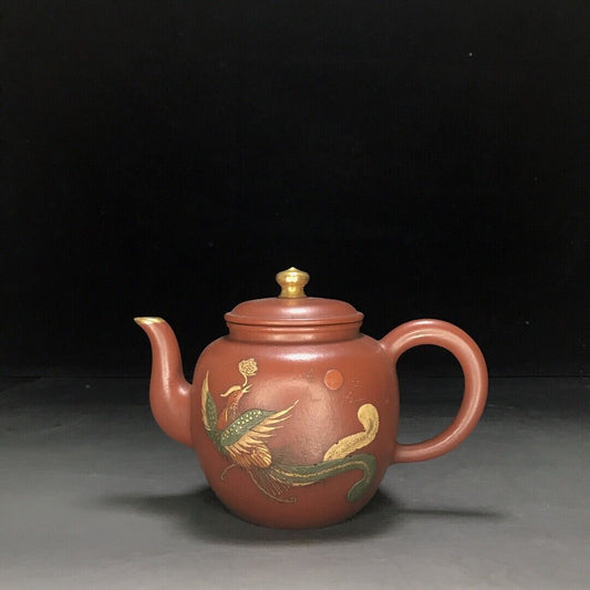 vintage chinese yixing purple clay teapot zisha ceremony teaware collection rare