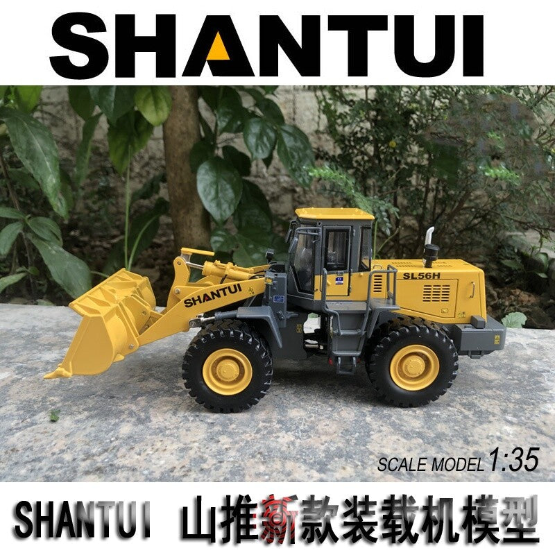 1:35 24CM SHANTUI SL56H Wheel Loader Construct Equipment Machine Diecast Model