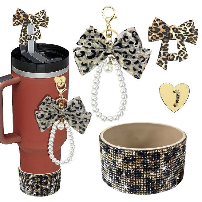 5Pcs Accessories Set for Stanley Cup 40 30oz Insulated Sleeve Travel Cup Holder