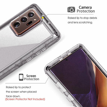 Clear Case For Samsung Galaxy Note20 Ultra 5G Clip Rubber Cover / Accessories