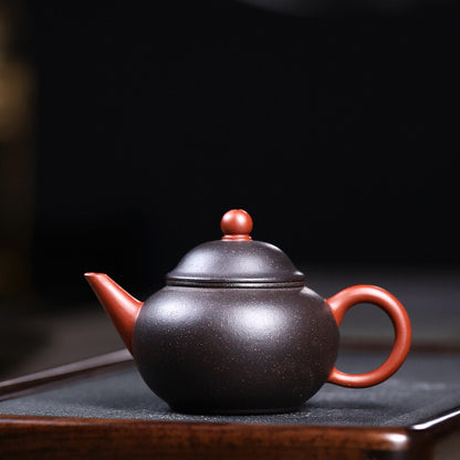 120ml Chinese Pottery Zisha Tea Pot Black Galaxy Clay Exquisite Two Color Teapot