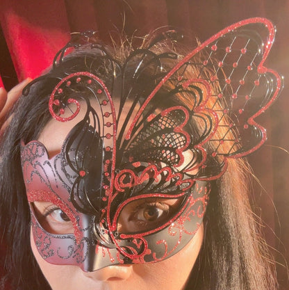 Venetian Luxury Butterfly Filigree Mask Masquerade Carnival