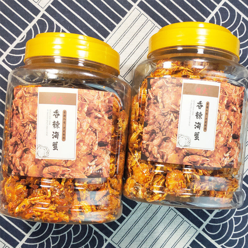 Crabs Instant Snacks Spicy Sea Crab Small Crispy Crab Canned 250g