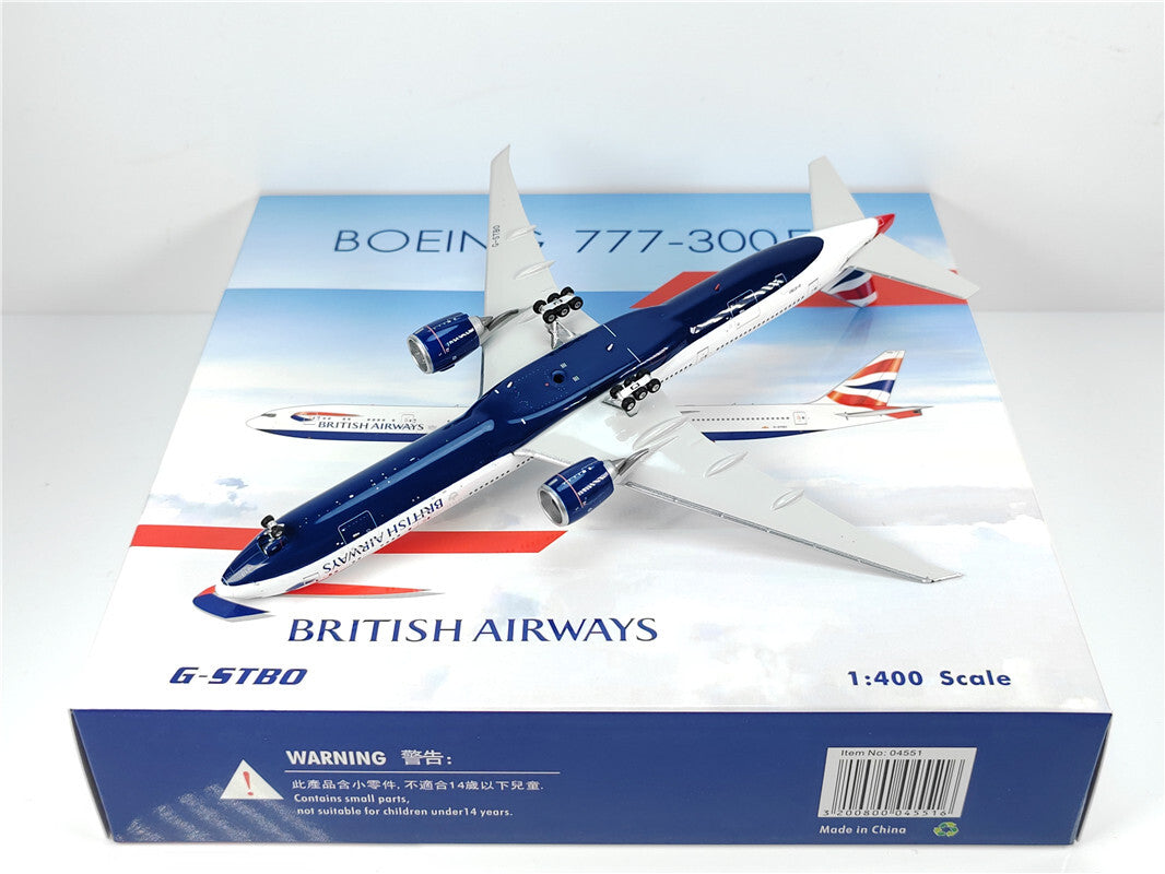 1:400 Phoenix BRITISH AIRWAYS BOEING B777-300ER Airplane Diecast Aircraft Model