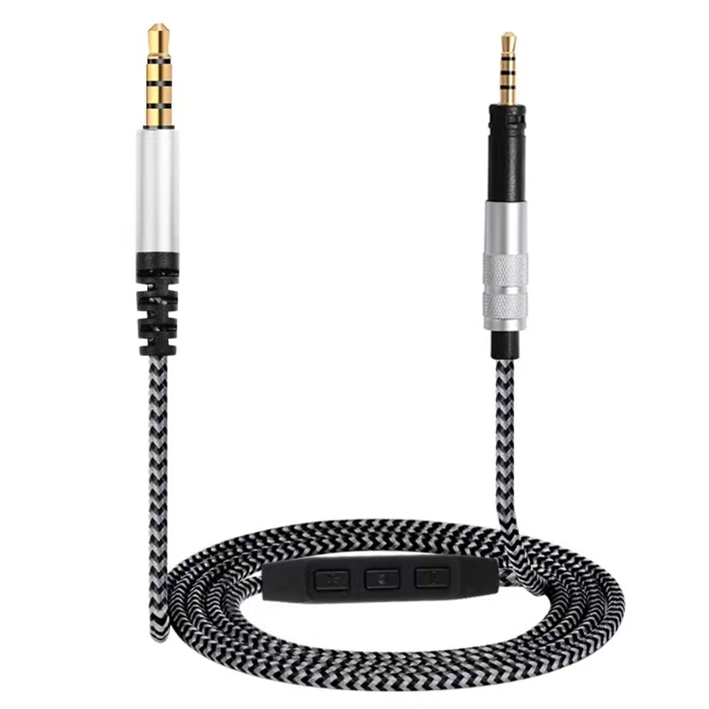 Headphone Replacement Cable with Remote Mic For Sennheiser HD598 HD558 HD518 A