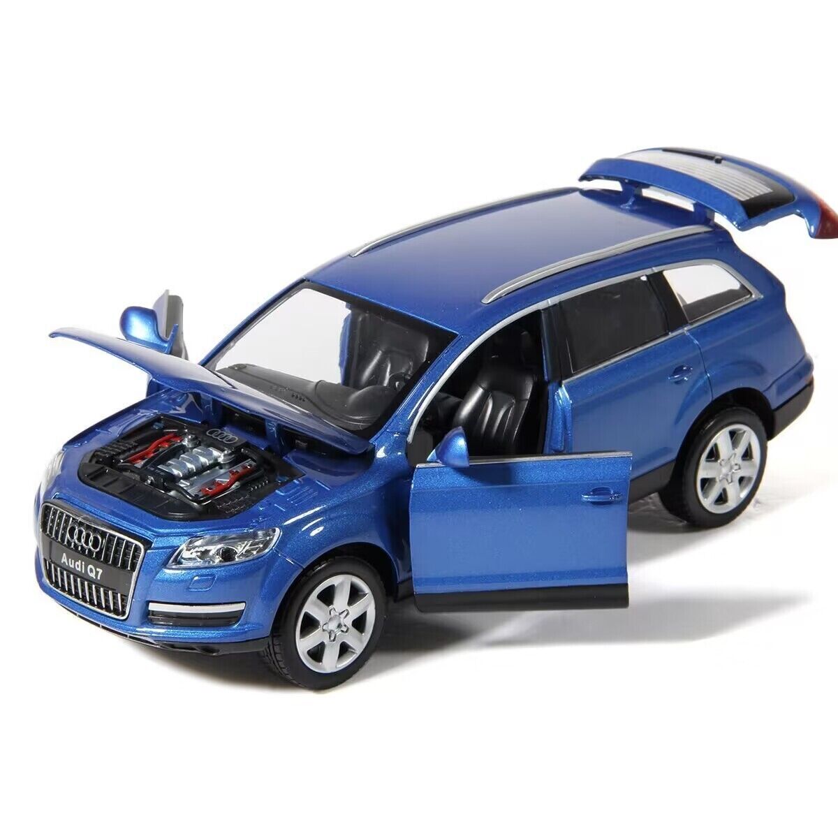 1:32 Audi Q7 SUV Diecast Model Car Toy Vehicles Car Sound Light Collection Gift