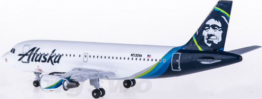 1:400 AeroClassic Alaska Airlines AIRBUS A319 Passenger Airplane Diecast Model