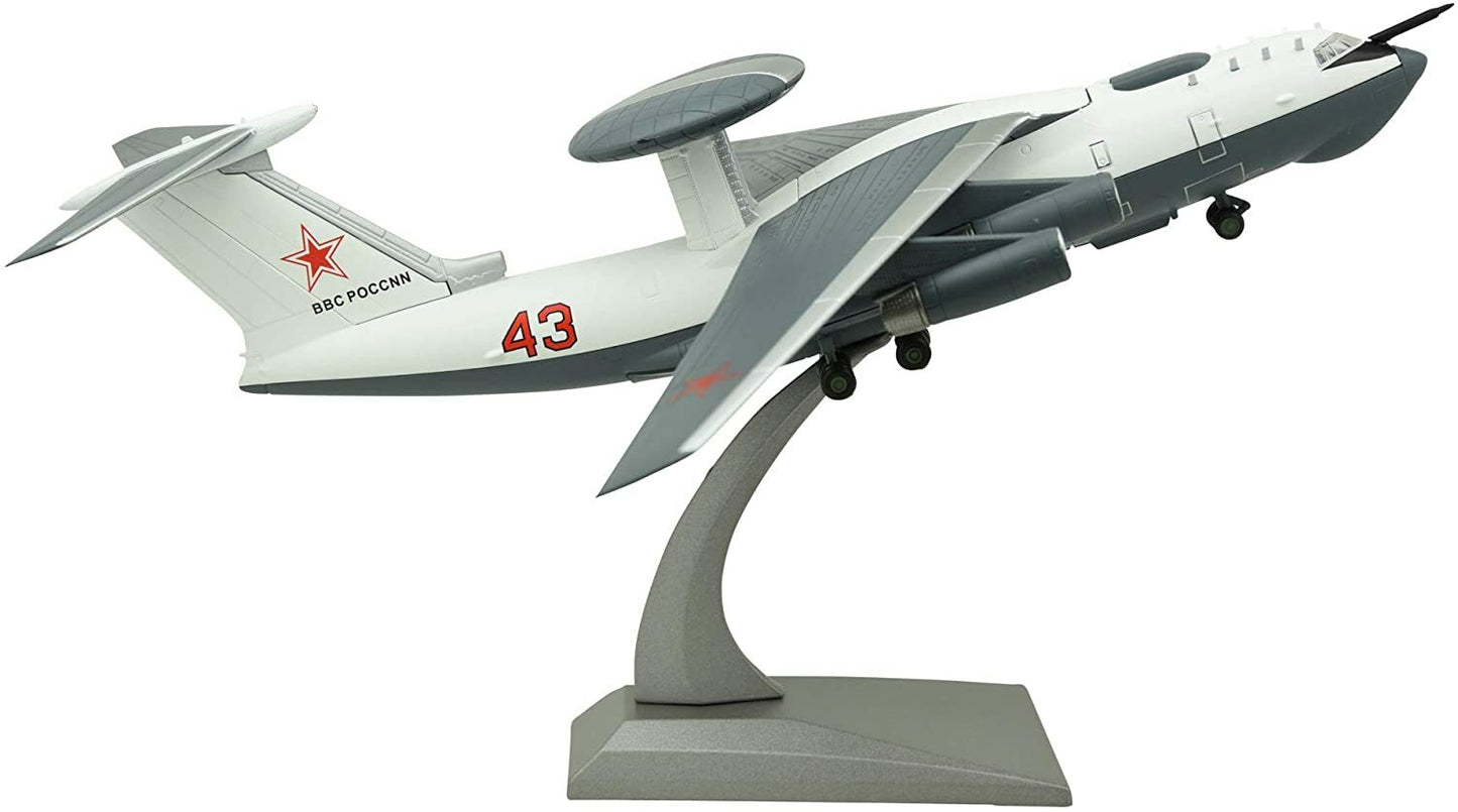 1:200 Beriev A-50M AWACS Early Warning Airplane Metal Diecast Plane Model USSR