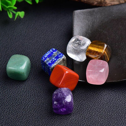 Natural Larger Particles Cube Crystal Polished Reiki Healing Crystals Gemstones