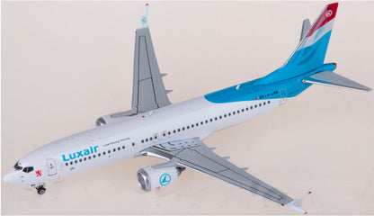 1:400 Phoenix Luxair Boeing 737 MAX 8 Passenger Airplane Diecast Aircraft Model