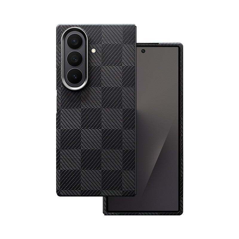 Samsung Zfold7 carbon fiber magnetic suction w26 anti drop protective cover (F）