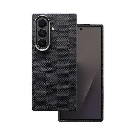 Samsung Zfold7 carbon fiber magnetic suction w26 anti drop protective cover (F）