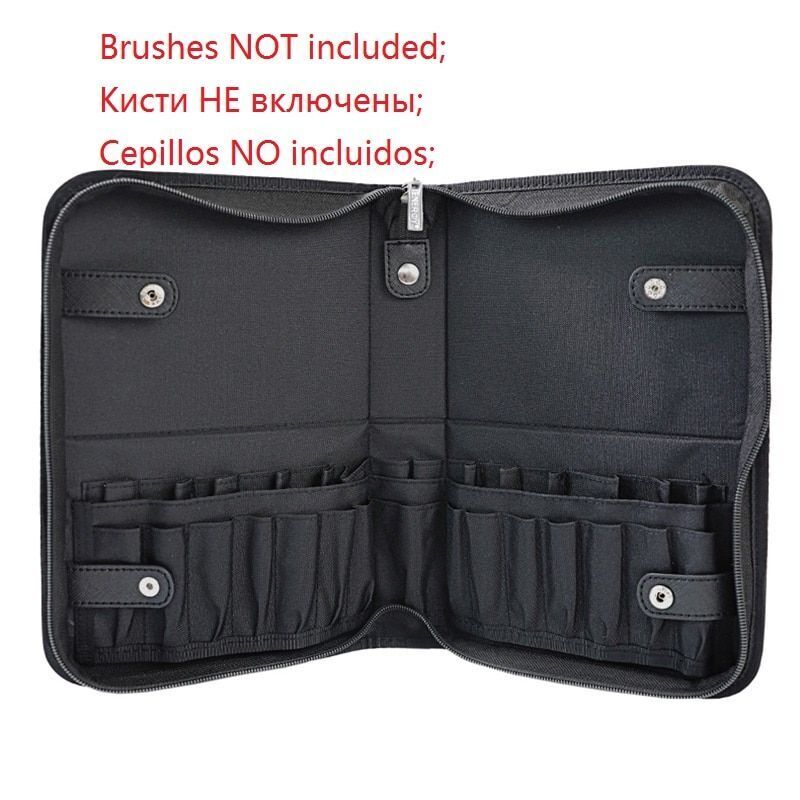 Foldable Makeup Brush Bag Organizer Travel Cosmetic Case Beauty Tool Accessories