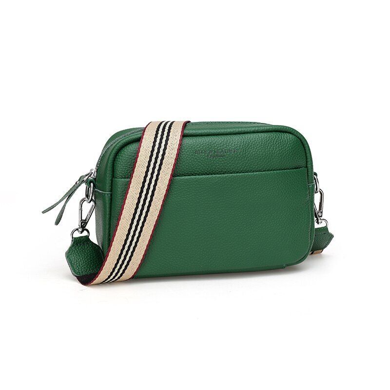Vintage Crossbody Cowhide Cell Phone Shoulder Bag Genuine Leather Women Wallet