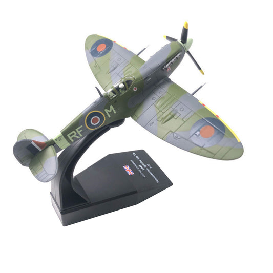 1:72 Scale 15.5cm WWII British Spitfire Fighter Airplane Diecast Alloy Model Toy