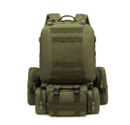 Tactical Backpack Mens Sport Bag Outdoor Hiking Climbing Army Rucksack