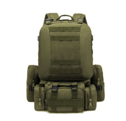 Tactical Backpack Mens Sport Bag Outdoor Hiking Climbing Army Rucksack