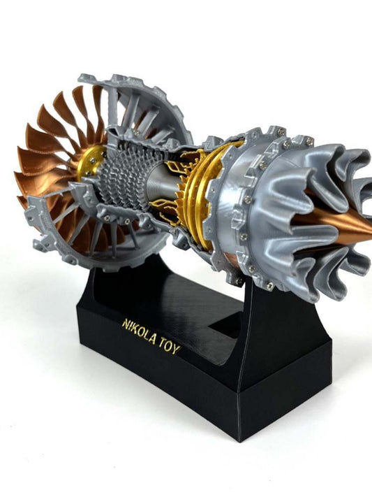 21cm Trent900 Turbofan Engine Model A380 Aircraft Engine Model Rotatable