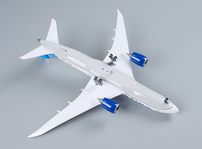 1:130 43CM UNITED BOEING 787 Plane Airplane Led Sound Light Resin Aircraft Model