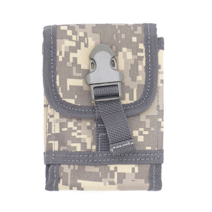 Metal Detector Camo Bag Waist Pack Hook Loop Belt Pouch Military Outdoor Sports