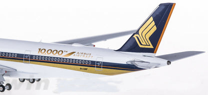 1:400 JC Wings SINGAPORE AIRLINES AIRBUS A350-900 Passenger Plane Diecast Model