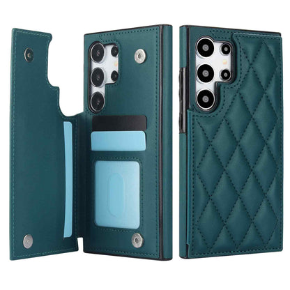 For Samsung Galaxy S25 S24 S23 S22 S21 S20 Ultra Case, Flip Folio Leather Wallet