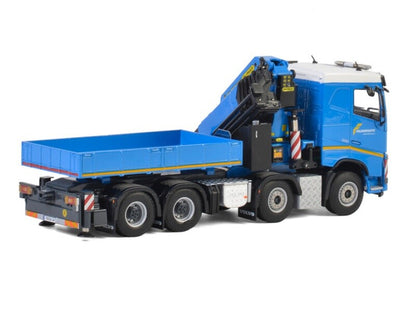 1:50 WSI 8x2 FH4 Truck-mounted Crane Felbermayr Construct Machine Diecast Model